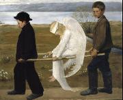 Hugo Simberg The Wounded Angel - Hugo Simberg oil on canvas